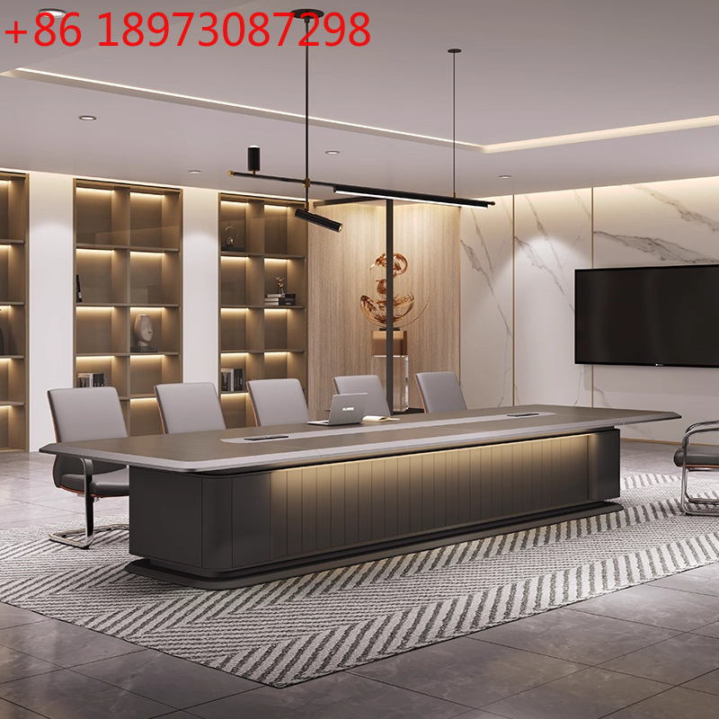 Office Furniture Luxury - Mesa de conferencias de oficina grande,