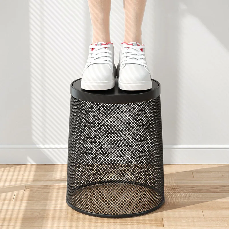 Paper Basket Mesh - Cubo de Basura de Malla Metálica