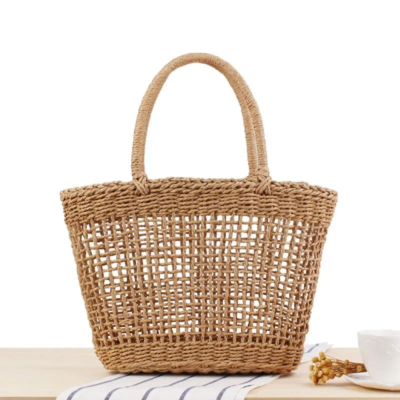 Paper Basket Mesh - Bolso de mano hecho a mano
