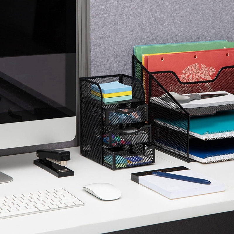 Organizador de Escritorio con  - Paper Basket Mesh reseña y precio