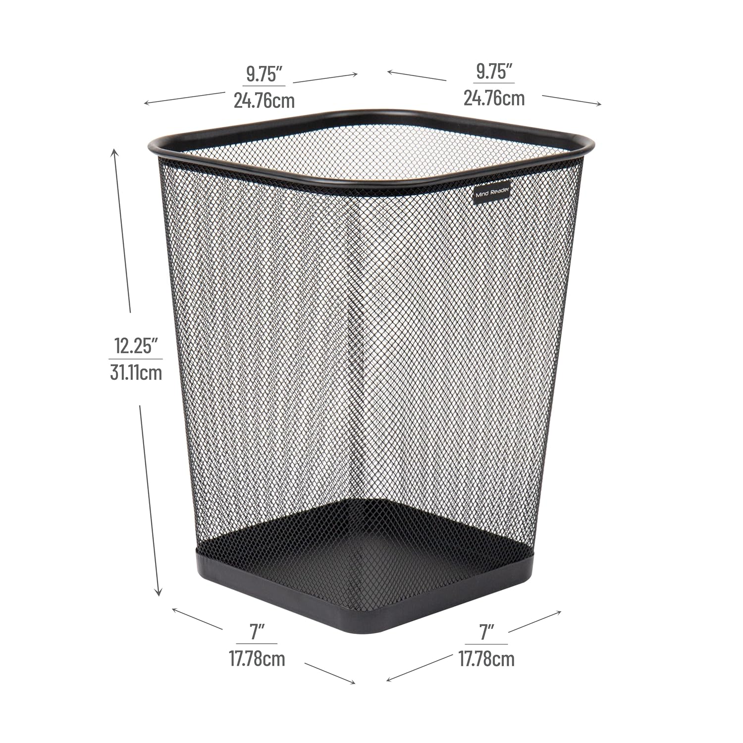 Mind Reader Cesto de basura de - Paper Basket Mesh reseña y precio
