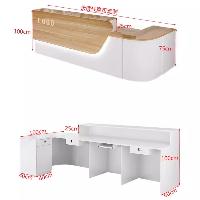 Mostrador de recepción de lujo - Office Furniture In Usa reseña y precio