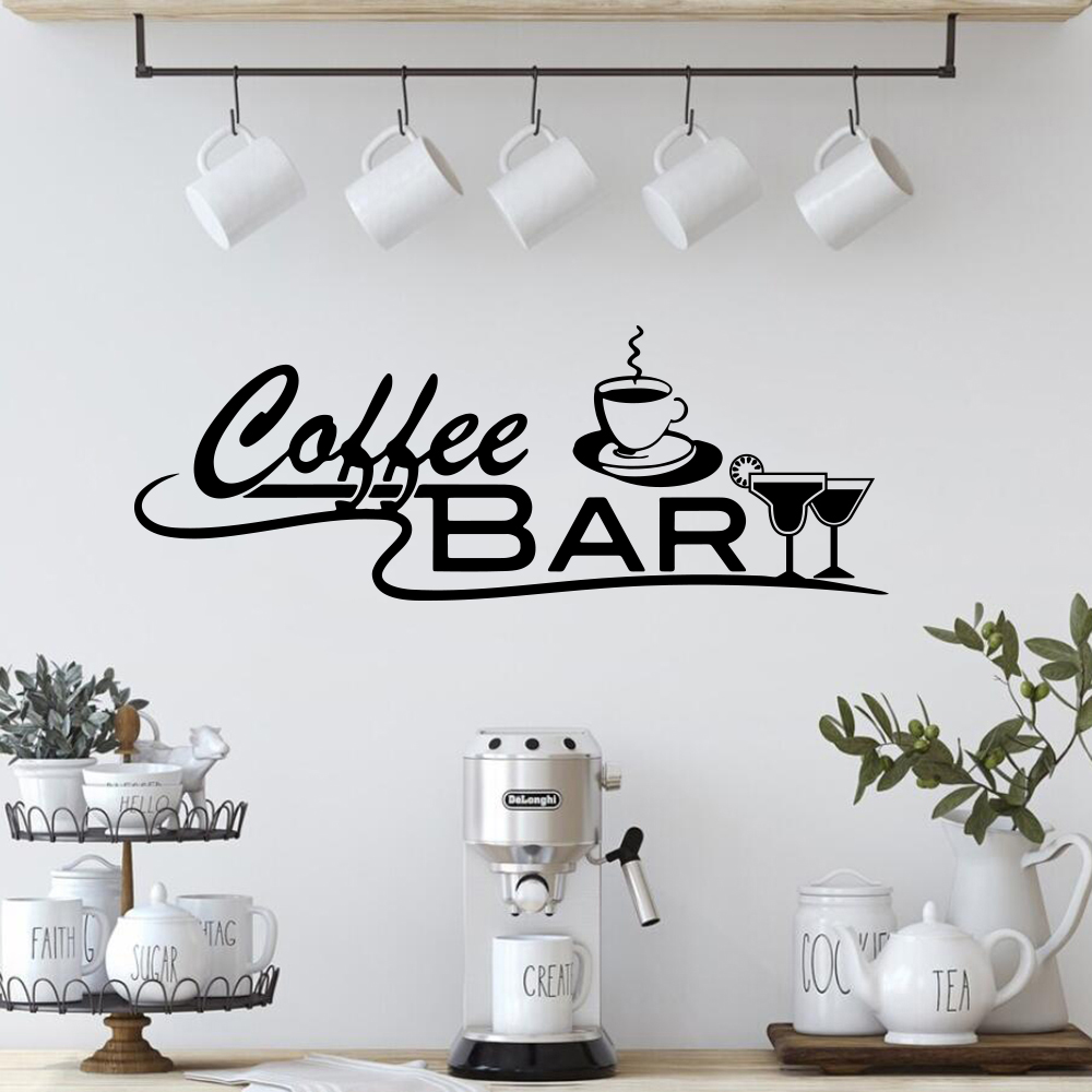 Café Bar tienda ventana pegati - Office Furniture Usa reseña y precio