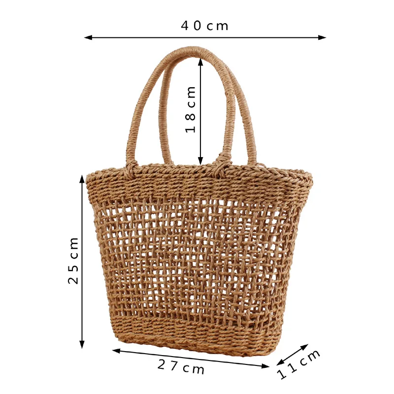 Bolso de mano hecho a mano par - Paper Basket Mesh reseña y precio