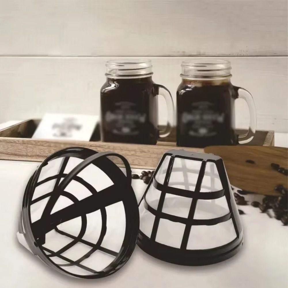 4 filtros de malla para café c - Paper Basket Mesh reseña y precio
