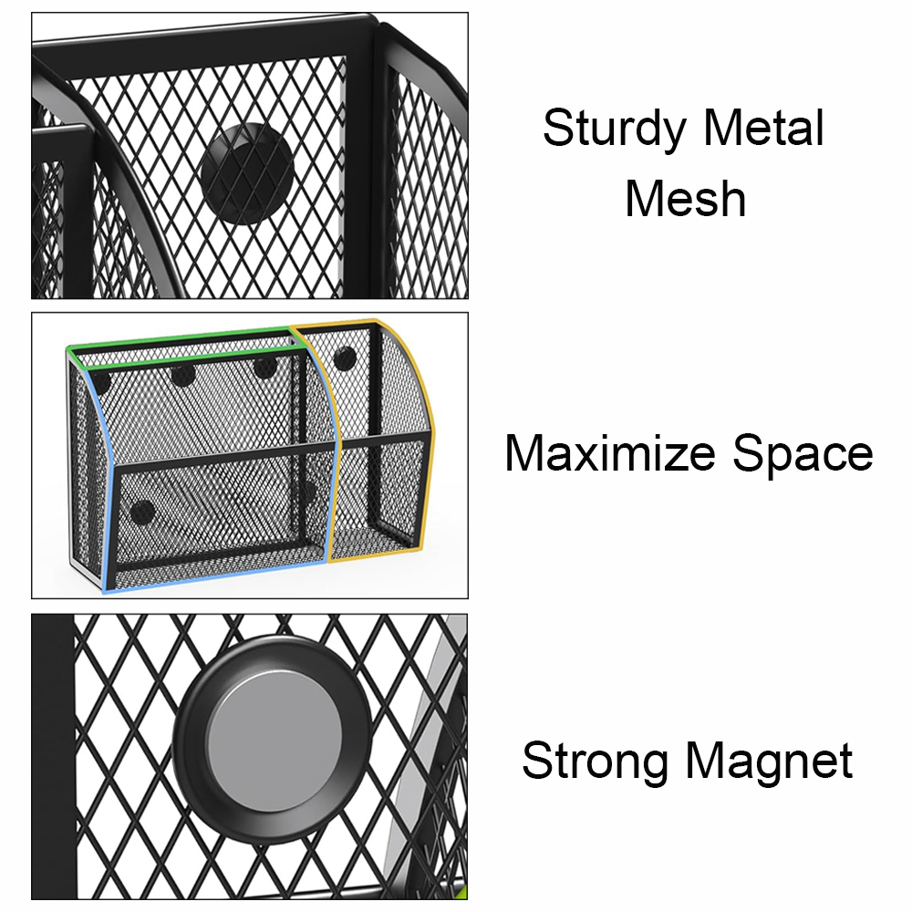 Cesta de malla magnética de 3  - Paper Basket Mesh reseña y precio